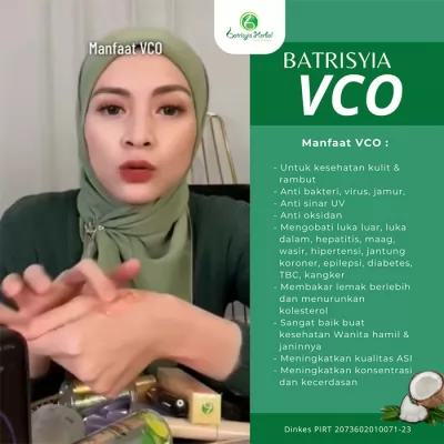 manfaat minyak vco batrisyia